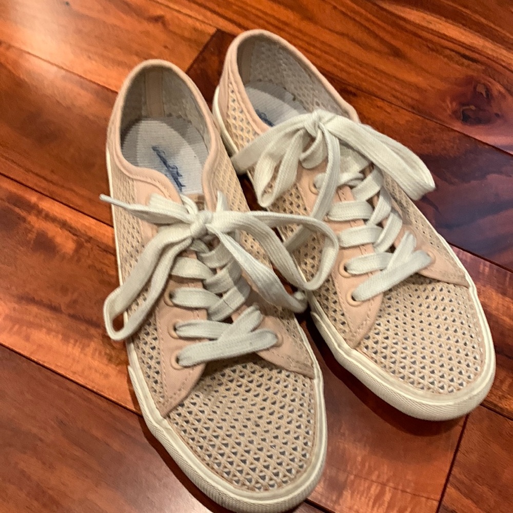 Blush sneakers